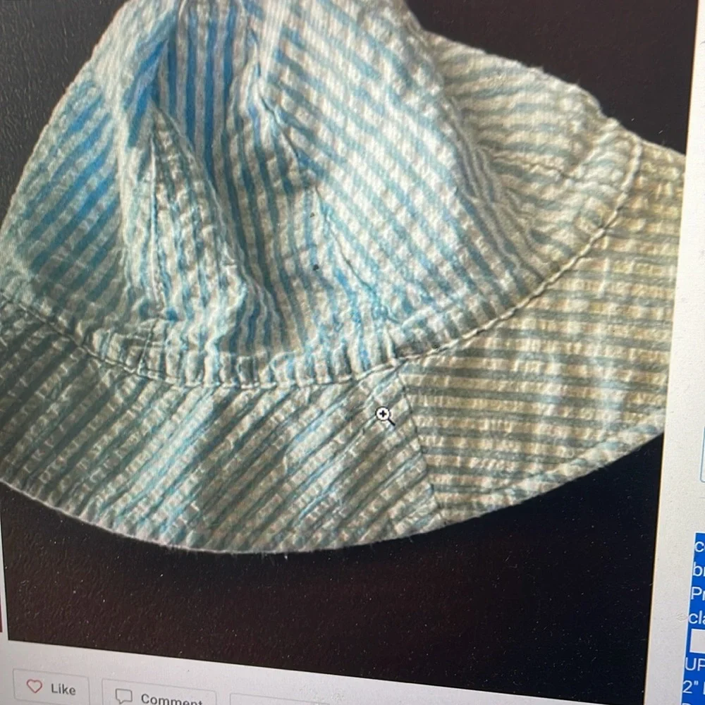 Wallaroo kids lids Lorikeet seersucker hat